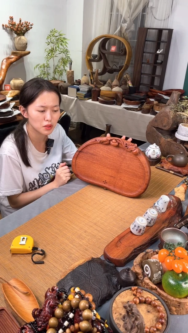 缅花茶盘35-23-4