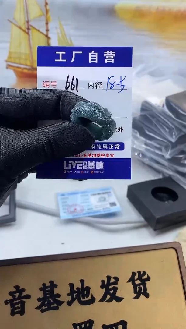 未镶嵌戒圈翡翠661