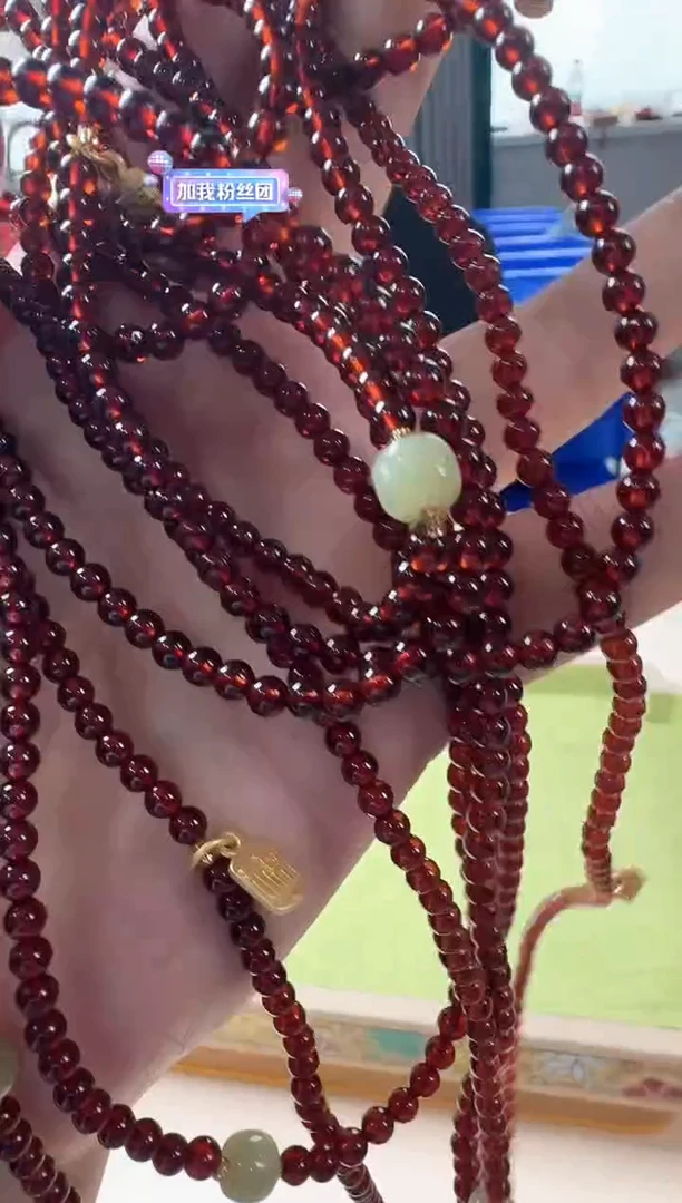 石榴石多圈手串合金多圈手串多样性发其一