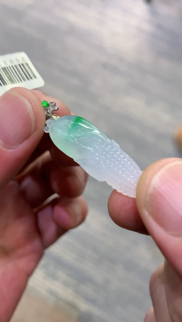 颈饰未镶嵌翡翠天然A货翡翠