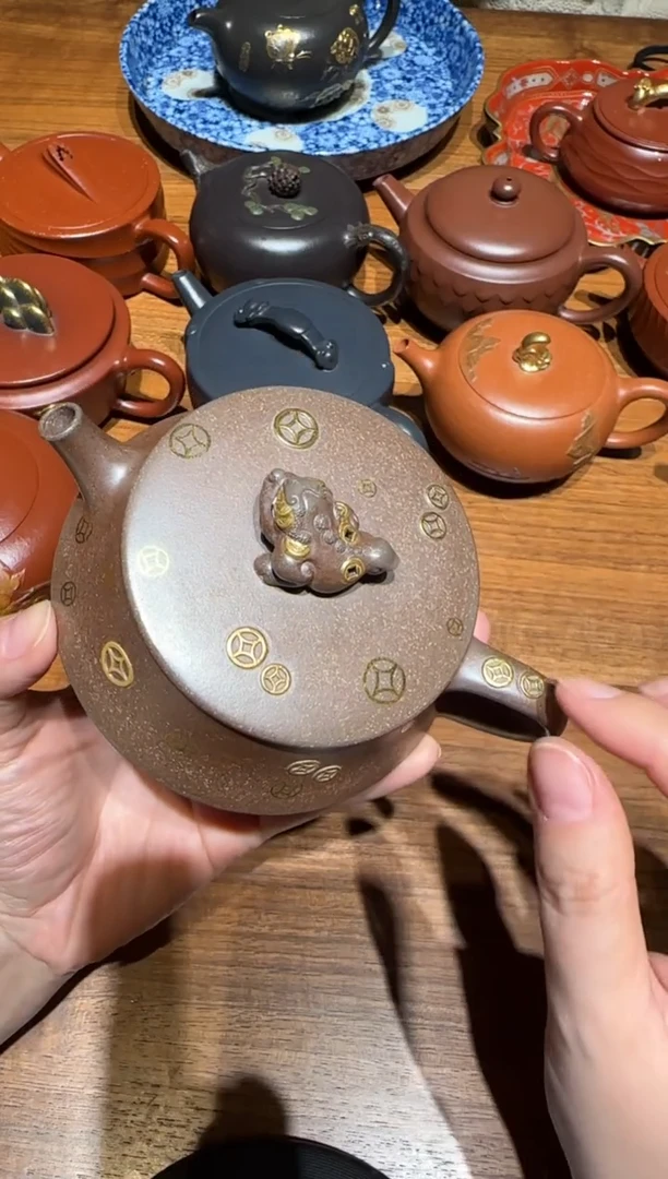 【闪购商品】蒋旭清 青段柴烧 招财进宝