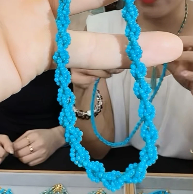 美国 魔鬼蓝 美松石项链