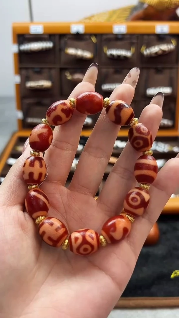 玛瑙/玉髓（覆膜）颈饰合金164.（微瑕）