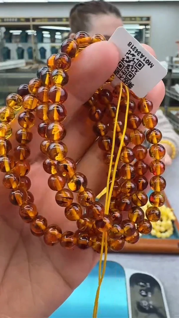 【闪购商品】琥珀颈饰未镶嵌912秒拍号