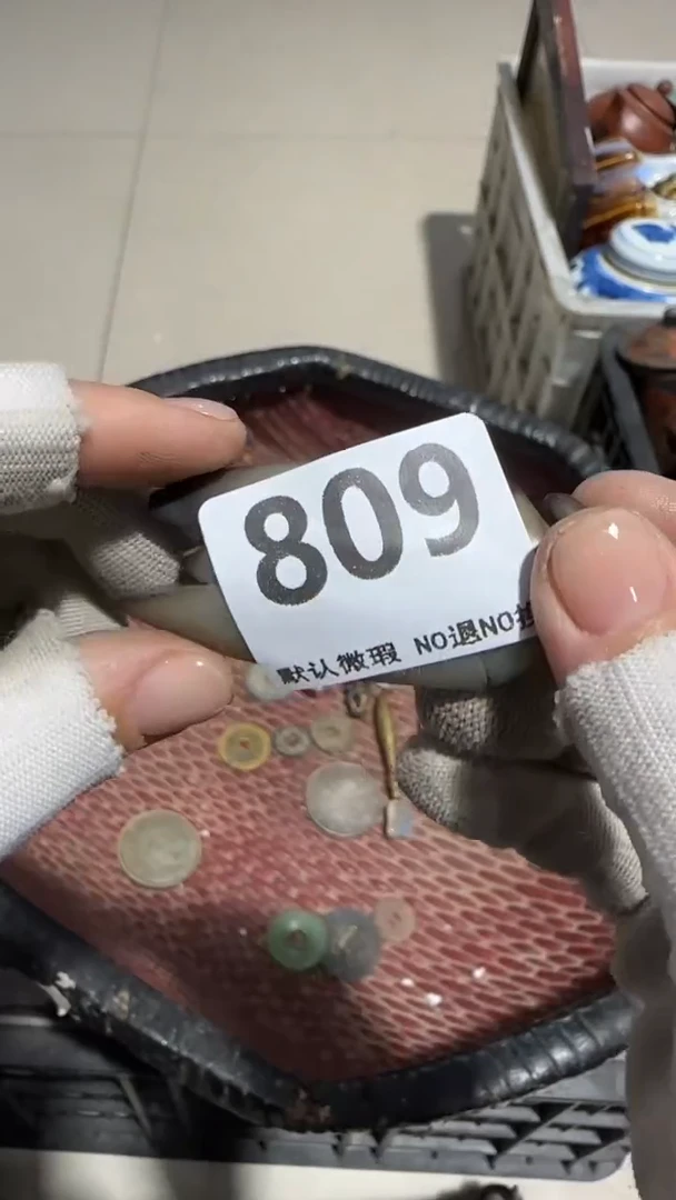 瓷片心*忍亿容工艺品809