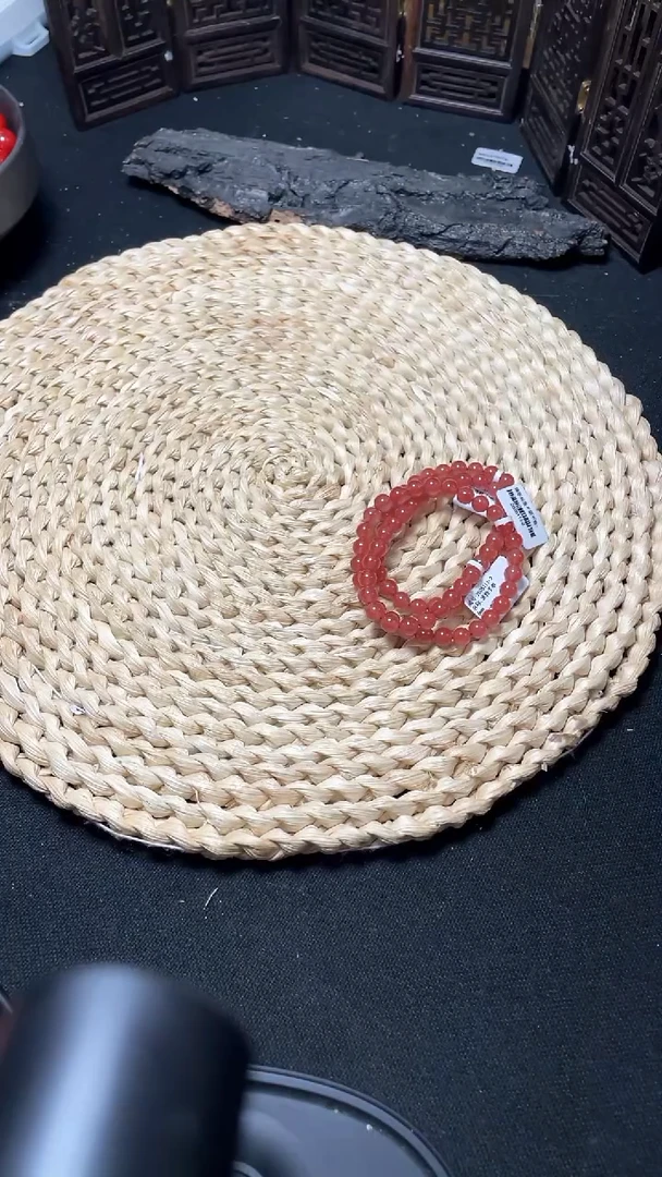 南红玛瑙手串未镶嵌冰粉手串6mm多样性发货发其一