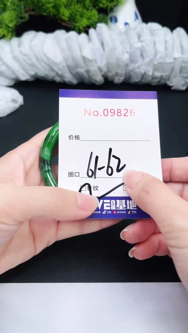 未镶嵌手镯翡翠9826