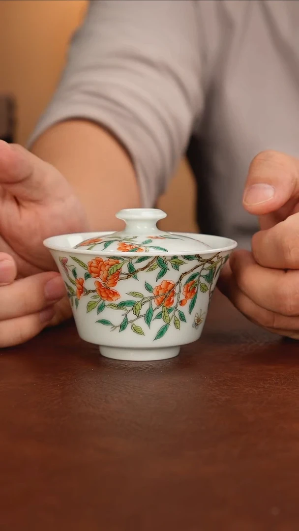 景德镇瓷器，青花瓷手绘茶具~