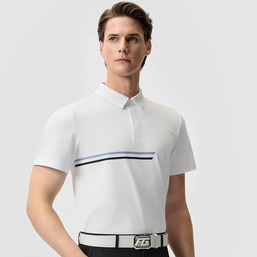 Fila/斐乐新款男子【百搭简约针织短袖POLO衫】运动A11M525144F