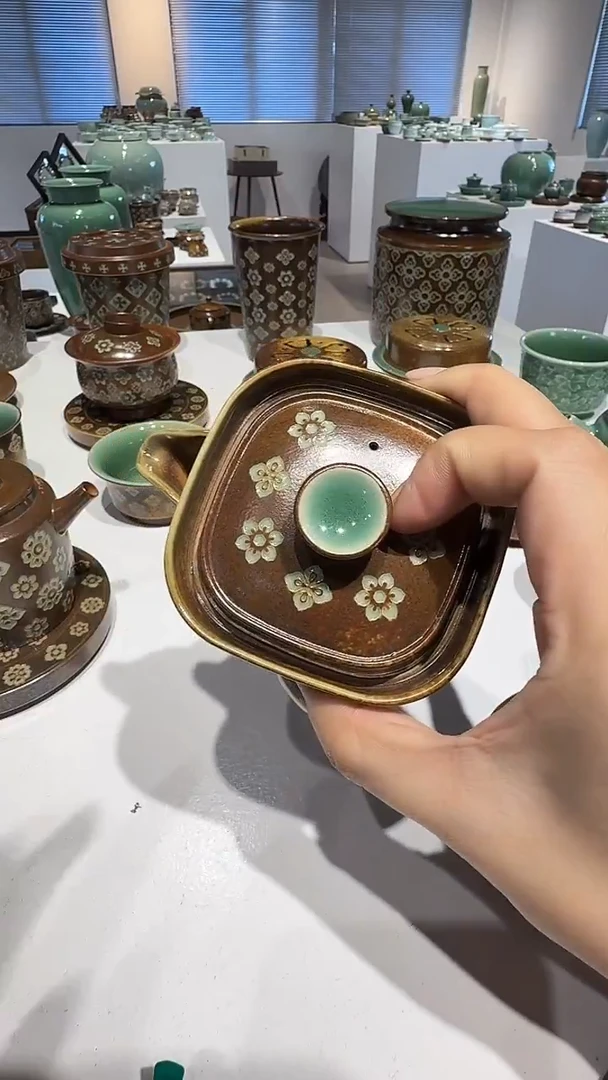 青瓷手工茶器包邮