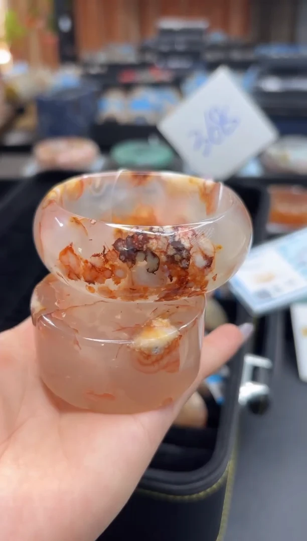 未镶嵌手镯石英质玉C53(55圈赠送镯心)