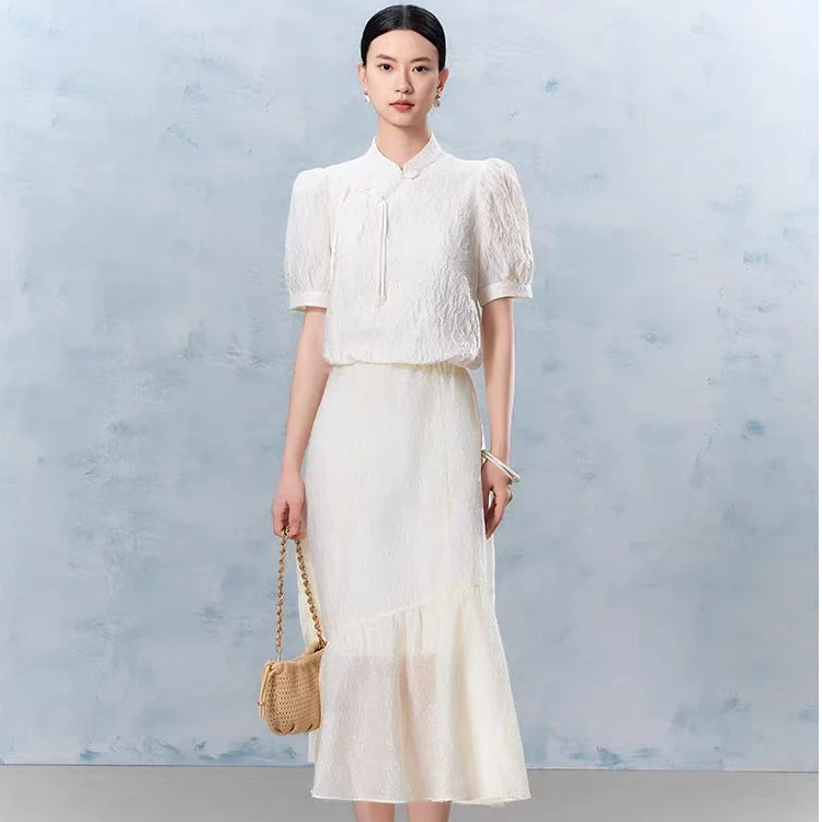 YLLE ELLY/衣衫妙影春季新款半裙中长款Y207310197