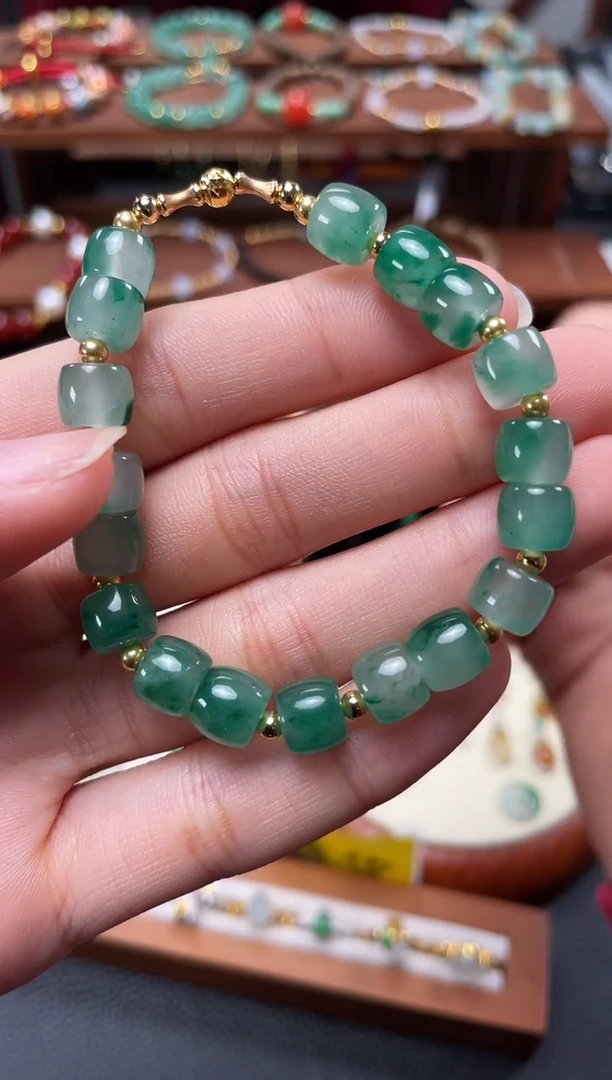 【闪购商品】石英质玉套链未镶嵌一个  JK633