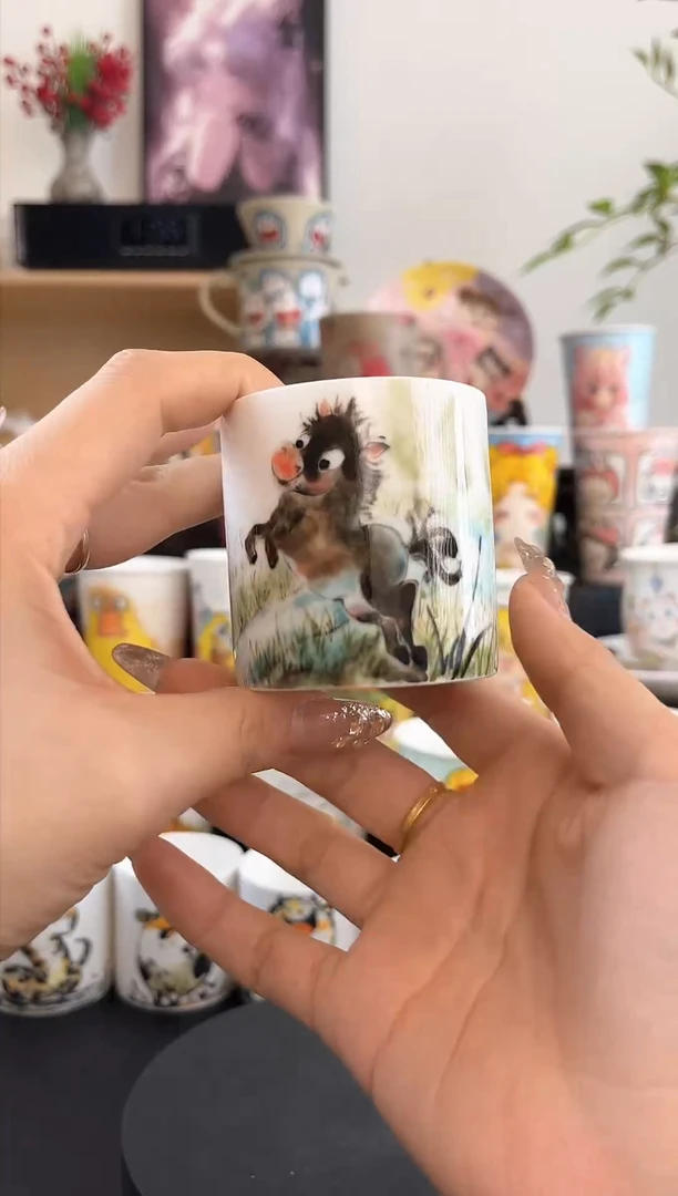 【闪购商品】摆件笙笙漫手工手绘小杯杯