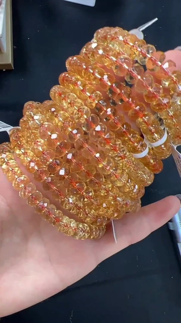 【闪购商品】水晶手链未镶嵌XY029约7mm多样性发一件