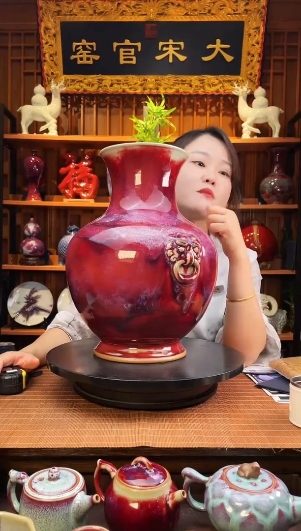 摆件大宋官窑【虎头樽】年份珍藏款