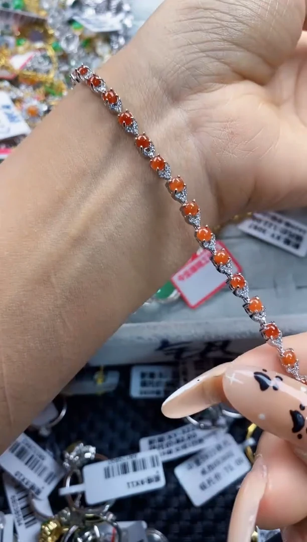 翡翠戒指银S925镶嵌7777777   2