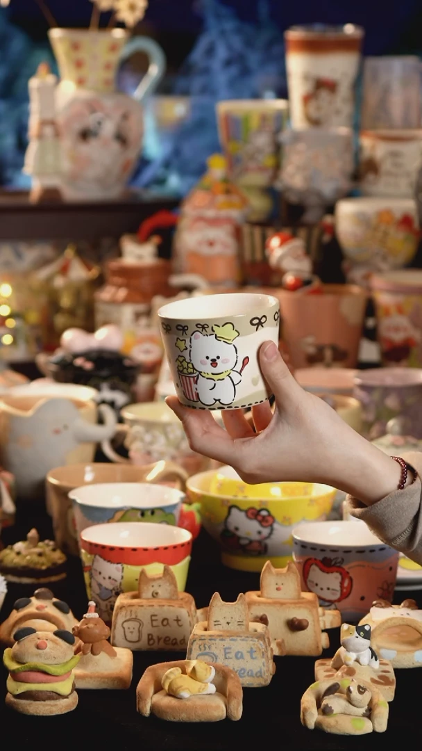 其他陶景德镇釉下彩手绘设计师款陶瓷