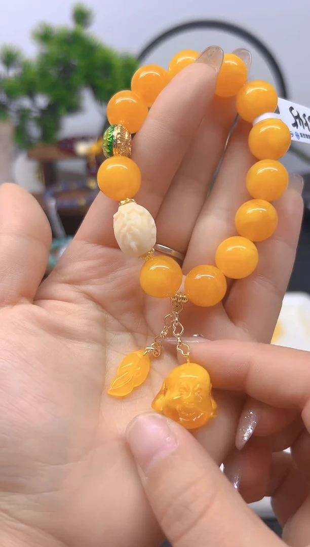 【闪购商品】蜜蜡手串未镶嵌手链S545