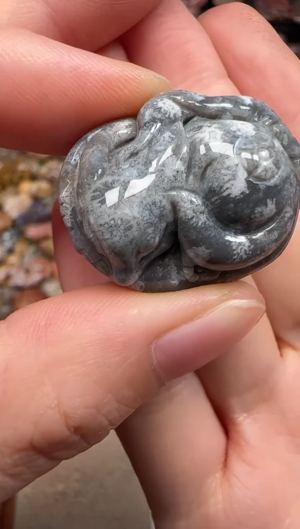 硅化珊瑚（珊瑚玉）未镶嵌颈饰382