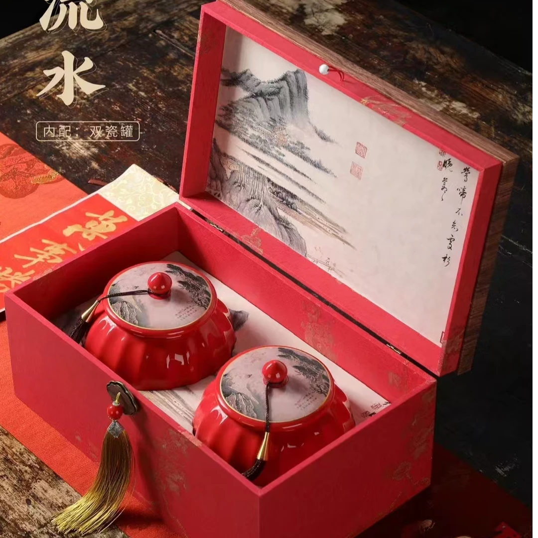 京东发货-金骏眉红茶陶瓷罐装-高山流水