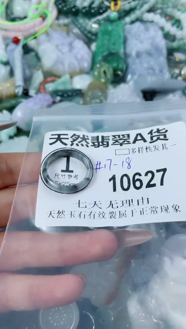 翡翠未镶嵌颈饰10627