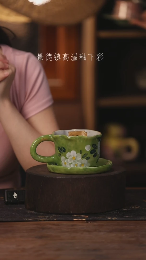 陶瓷景德镇高温釉下手绘陶瓷004