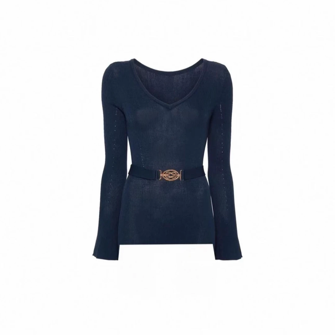 【现货】高级感气质针织衫女2025年新款慵懒风气质显瘦初春漂亮上衣