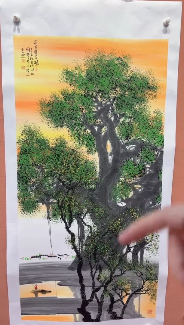 国画师立照老师国画作品