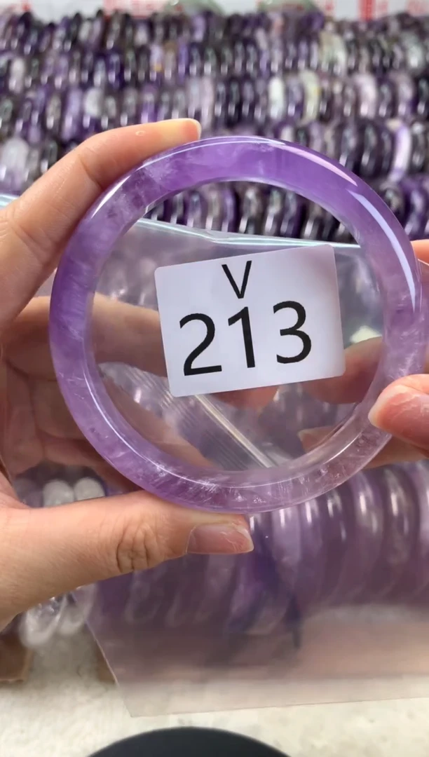 【闪购商品】水晶水晶手镯V未镶嵌213-64