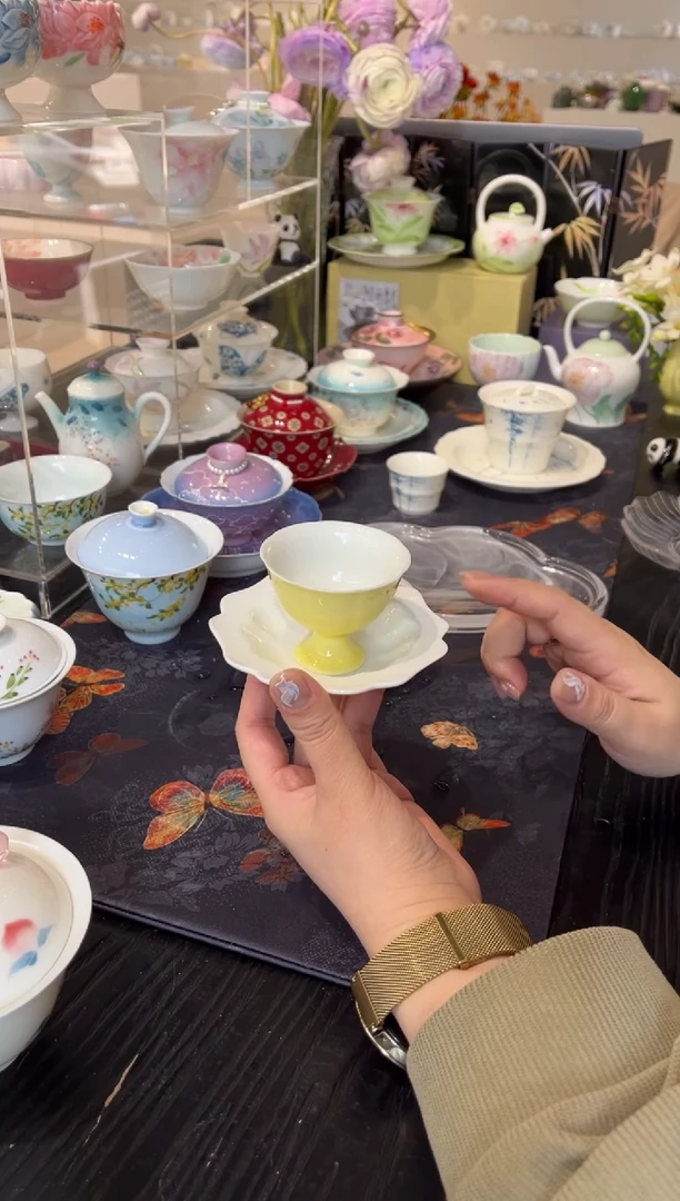 【闪购商品】茶杯+杯垫 哈哈哈哈