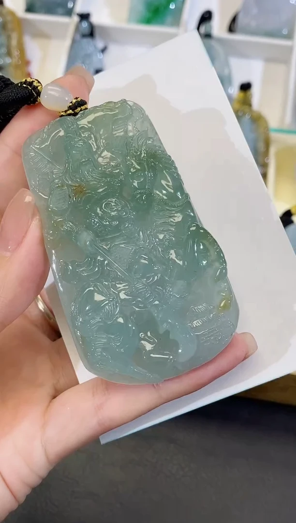 颈饰未镶嵌翡翠缅甸天然翡翠