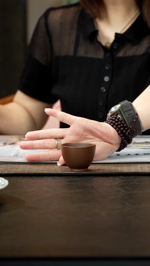 茶壶紫砂柴烧铃铛杯30cc随机发