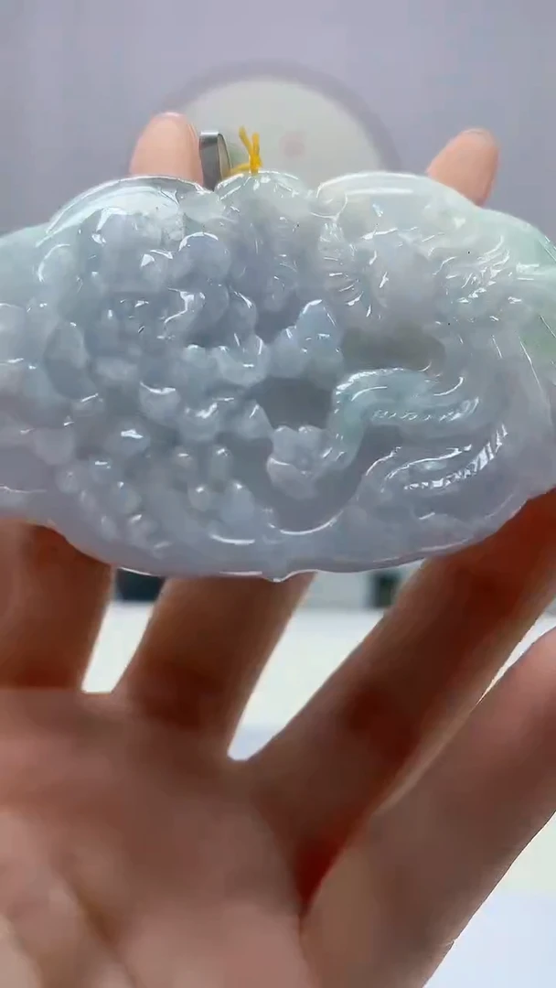 【闪购商品】定制翡翠未镶嵌5153DD-毛货挂件189