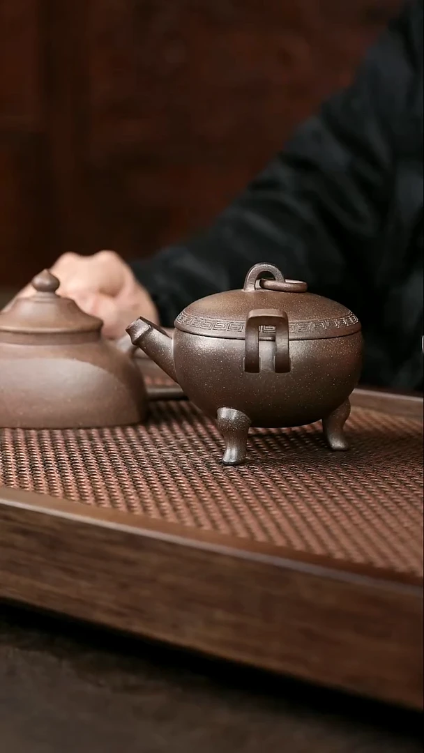 茶壶紫砂岩中泥笠瓦+龙归宝瓶3