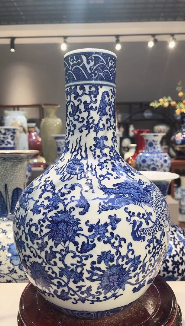 摆件景德镇陶瓷花瓶
