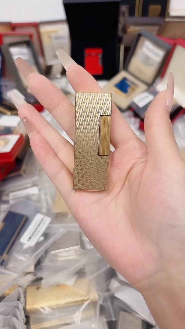 纯铜01登家四代金色水波纹