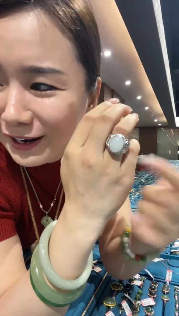 合金戒指和田玉多样性发货拍一发一