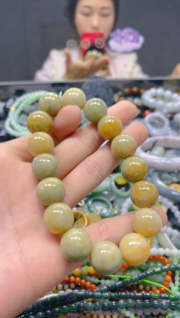 颈饰未镶嵌翡翠13MM/L/翡翠A货，一件也是批发价