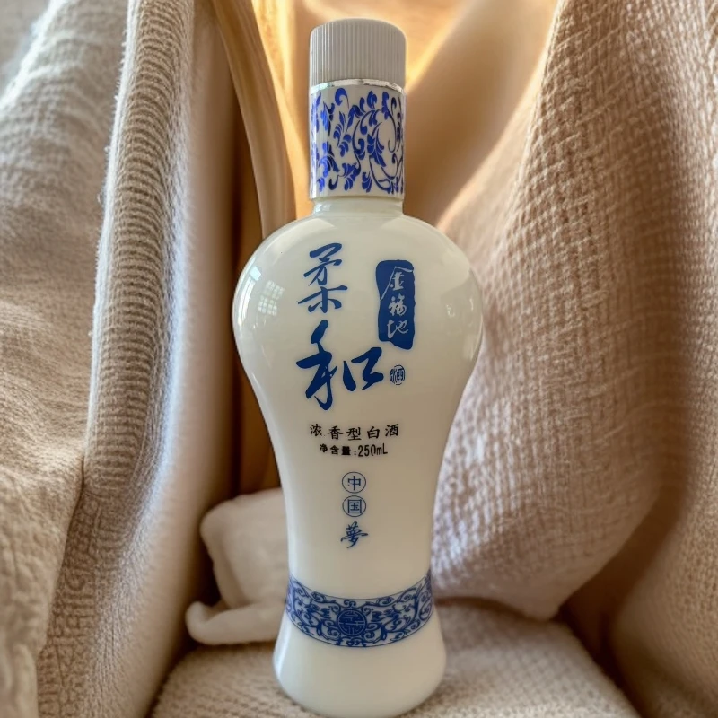 魏井金福地柔和酒 固态纯粮发酵 浓香型白酒42度250ml