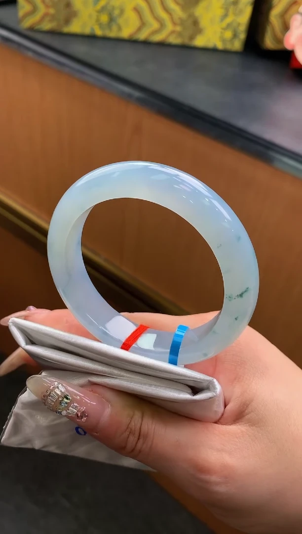 未镶嵌手镯翡翠-F121-正圈52.8