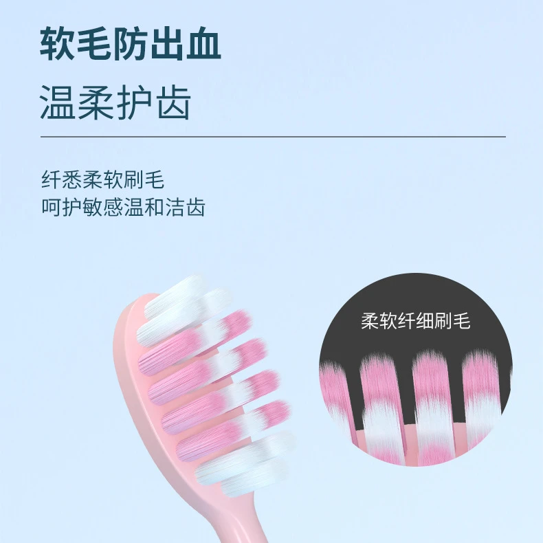 儿童牙刷头替换学生更换小头独立软毛刷头（只限本店儿童款）