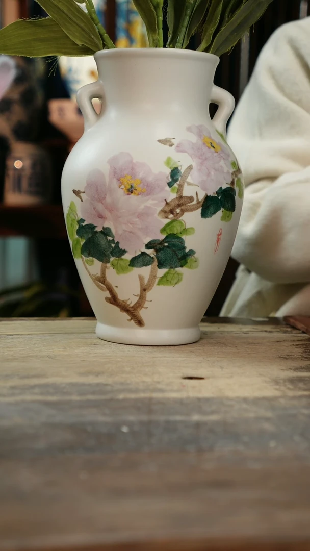 【闪购商品】瓷片景德镇纯手工釉下彩精品花瓶