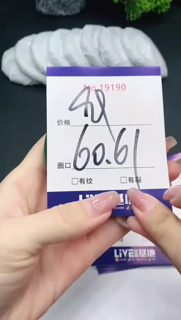 未镶嵌手镯翡翠19190