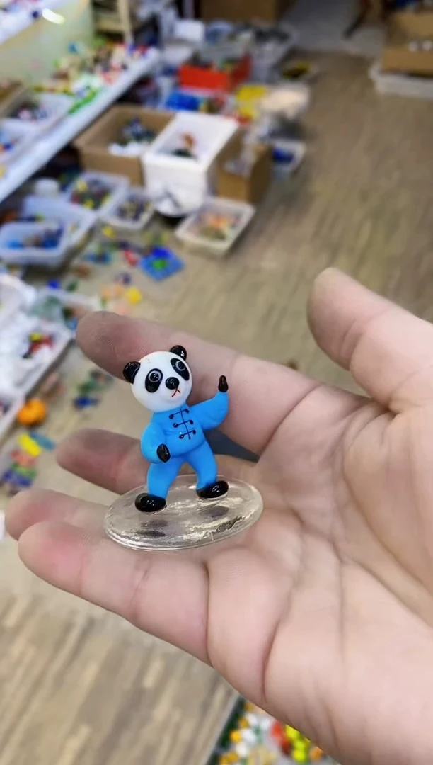【闪购商品】琉璃手工艺品熊猫