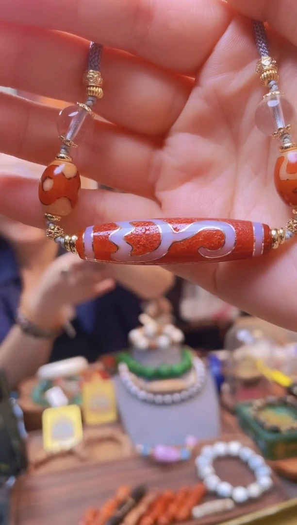 琉璃手工艺品搓丝莲花项链