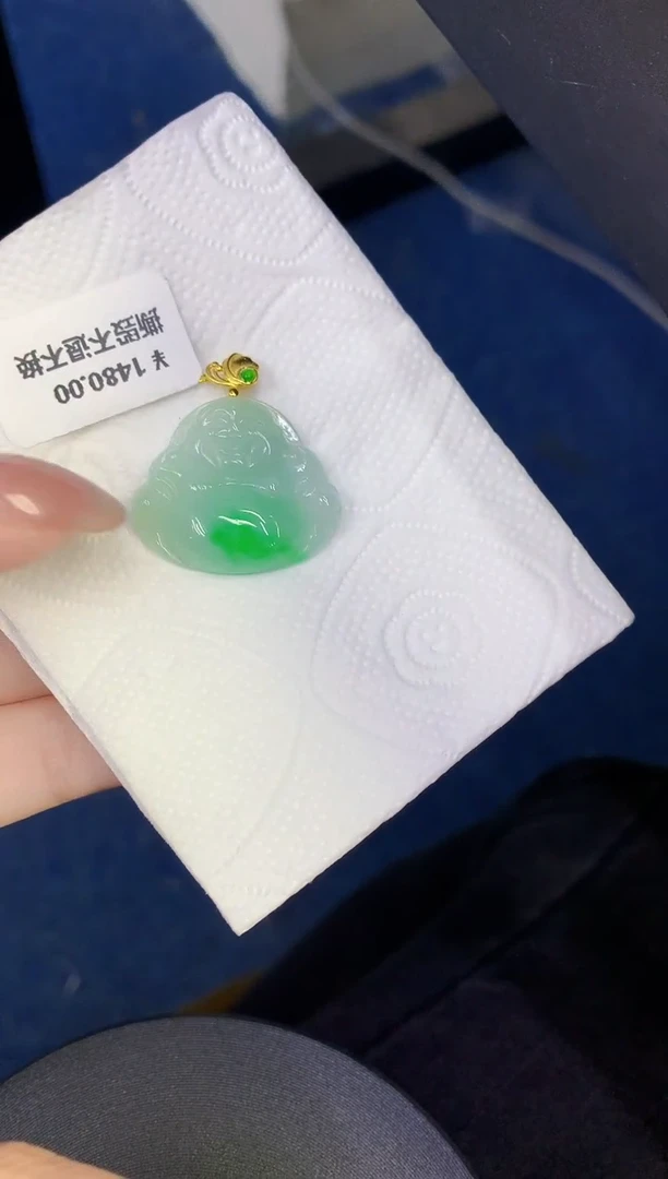 颈饰未镶嵌翡翠缅甸天然翡翠a货