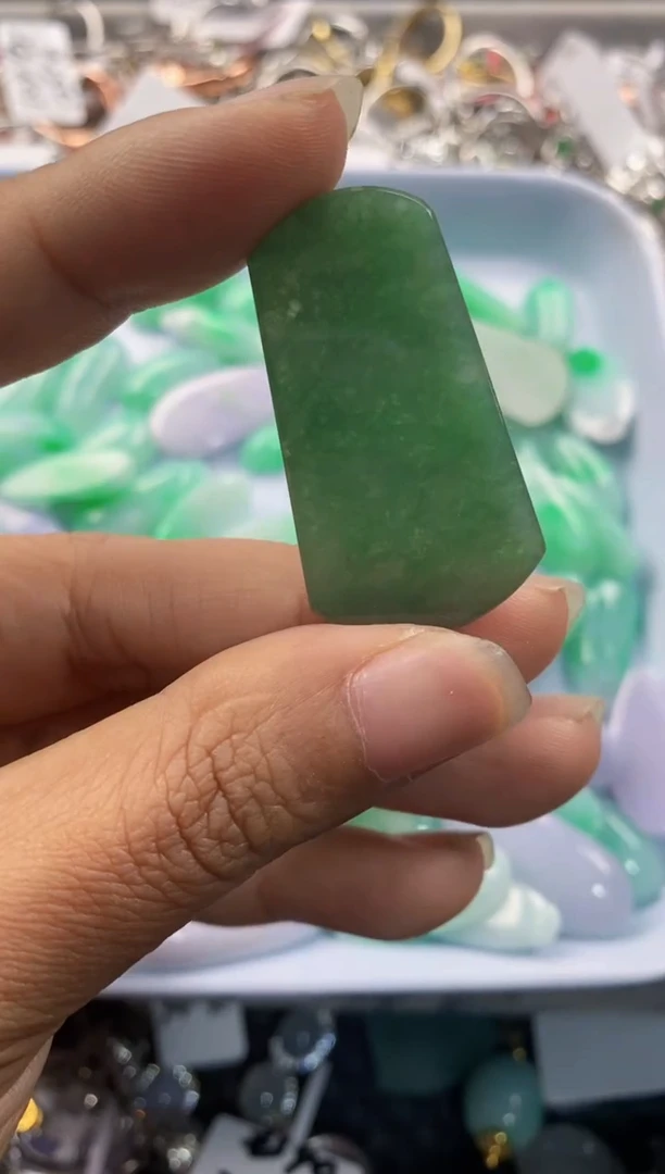 未镶嵌戒指翡翠555---6