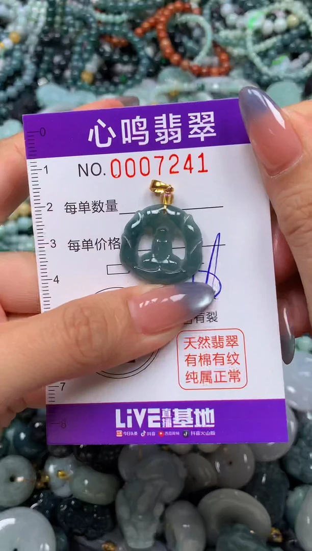 颈饰未镶嵌翡翠闪购007241