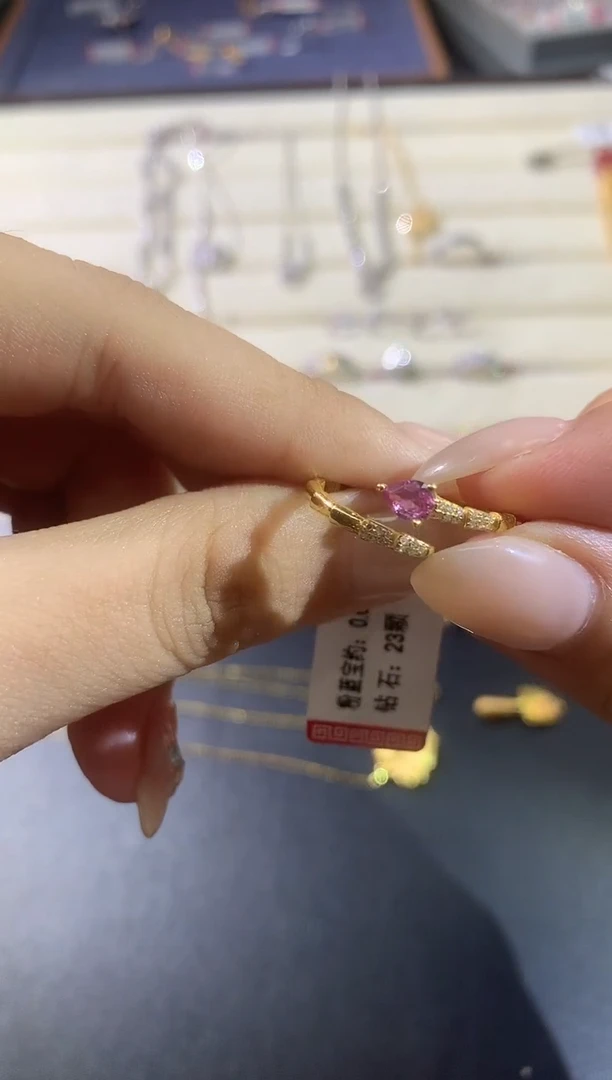 戒指|蓝宝石18K金镶嵌W224|1999